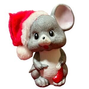 Vintage Lighted Christmas Mouse